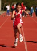 Klara Ovčar u utrci na 60 m